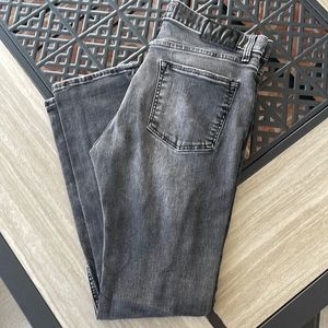 Mens Black faded jeans
